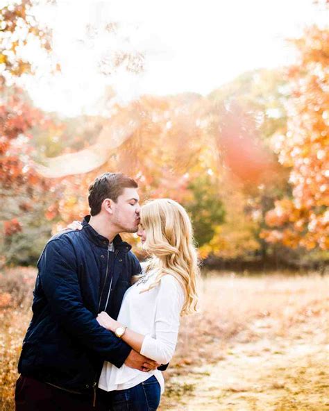 27 Sweet Ideas For Fall Engagement Photos Martha Stewart