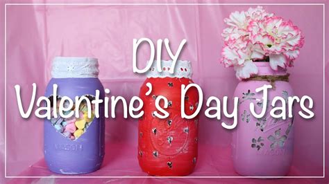 Diy Valentines Day Jars Youtube