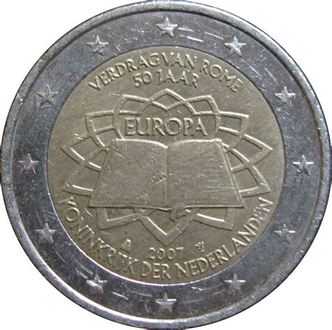 2 Euros Traité De Rome Pays Bas Numista