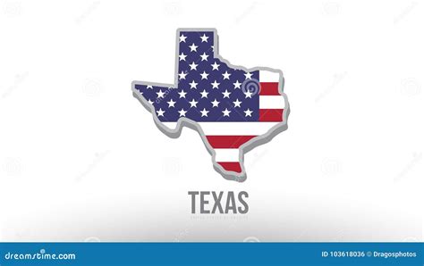 Texas County Map Cartoon Vector 173364643