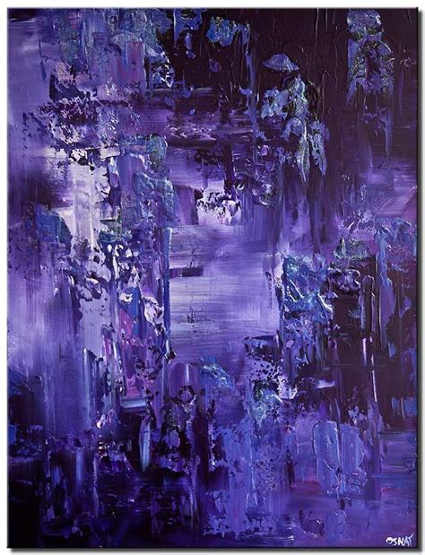 Abstract Paintings By Osnat Fine Art Purple Purple Art Abstract