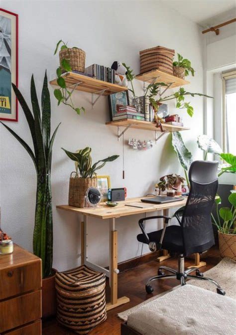 45 Floppy But Refined Boho Chic Home Offices Digsdigs