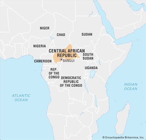 Map Of Central Africa Photos Cantik