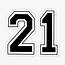 Number 21 Stickers  Redbubble