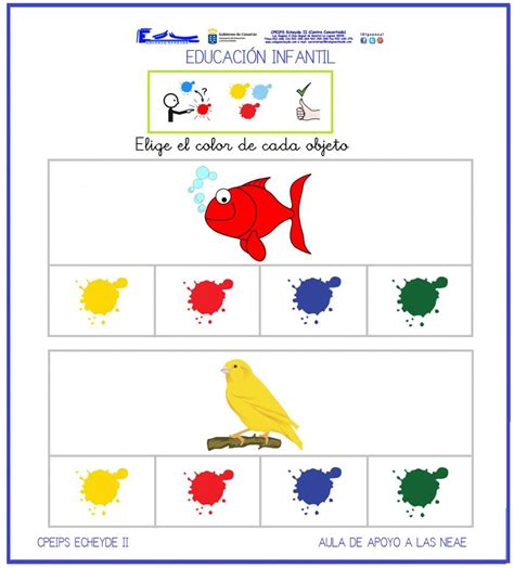 colores 1 ficha interactiva worksheets nursery activities tocca sistema solar pecs lina