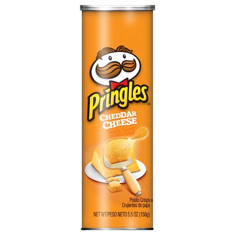Pringles Cheddar Cheese Potato Chips 55 Oz Cans Pack Of 2
