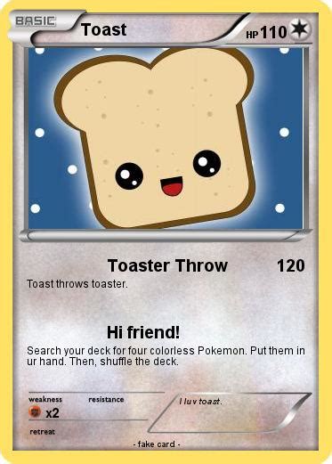 Pokémon Toast 144 144 Toaster Throw My Pokemon Card