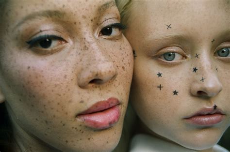 fake freckles are trending much to my delight repeller fake freckles freckles man repeller