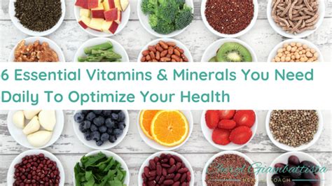What Are The Essential Vitamins And Minerals