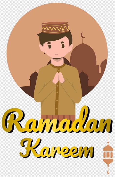Gambar Pria Ramadhan Kareem Salam Ramadan Mubarak Png Download Gratis