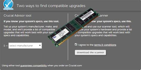 How you use your computer influences how much ram you need. Site to check your computer to see how much space of RAM ...