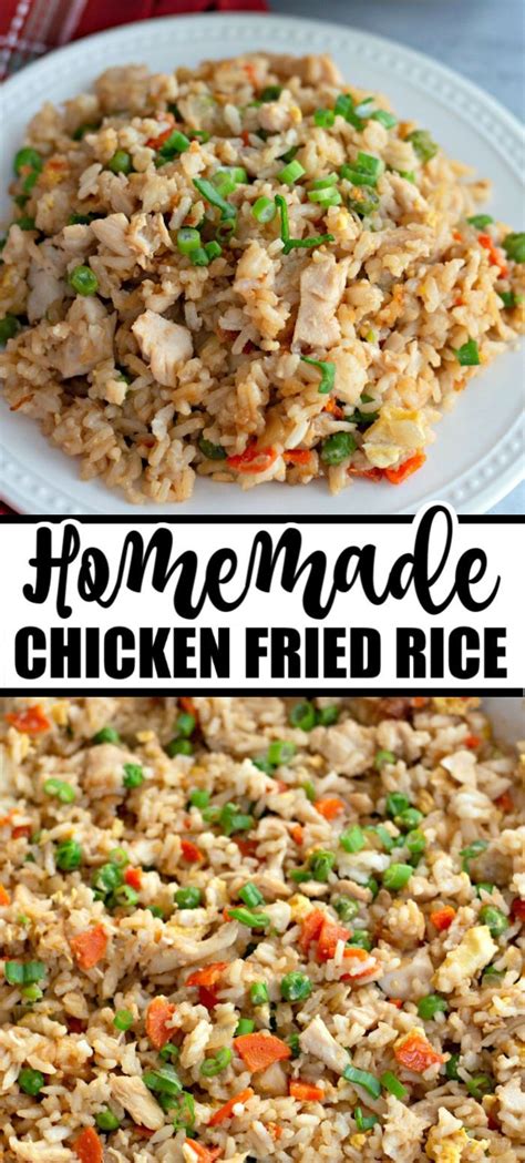 I love the unique dark brown, caramelised colour of the rice! Restaurant Style Chicken Fried Rice is the ultimate meal ...