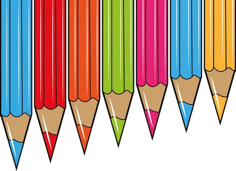 Download High Quality Crayons Clipart Template Transp