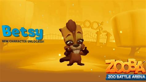 Zooba New Character Betsy Unlocked Zoo Battle Arena Youtube