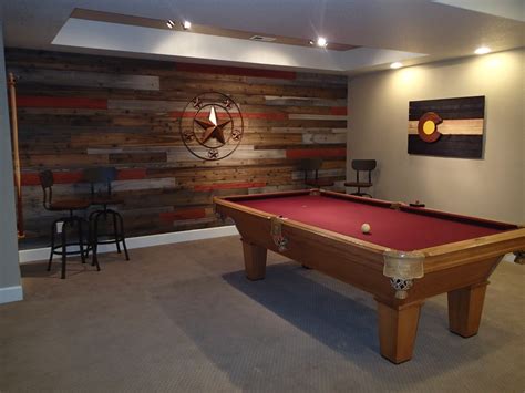 Nothing Says Basement Game Room Like A Jasperwood Accent Wall Game