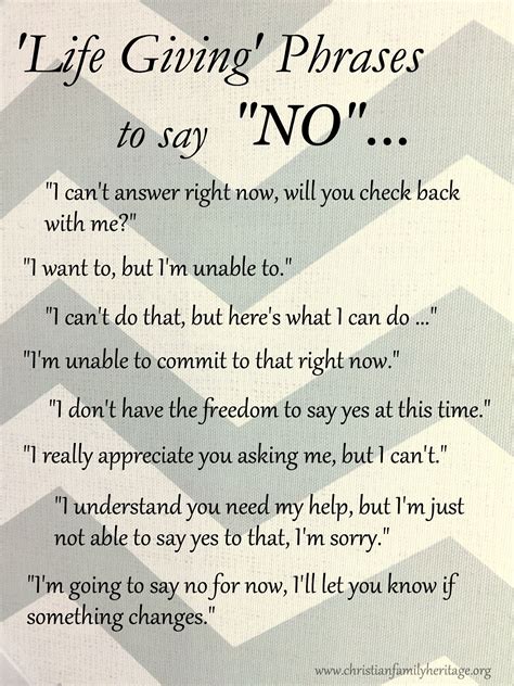 Many Times We Need A Polite And Positive Way To Say No