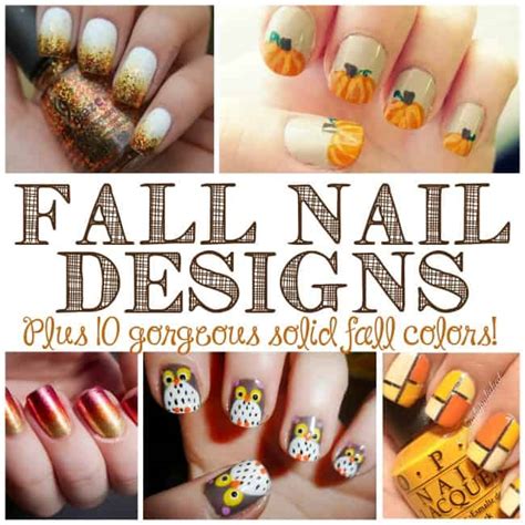 Fall Nail Designs 10 Gorgeous Solid Colors