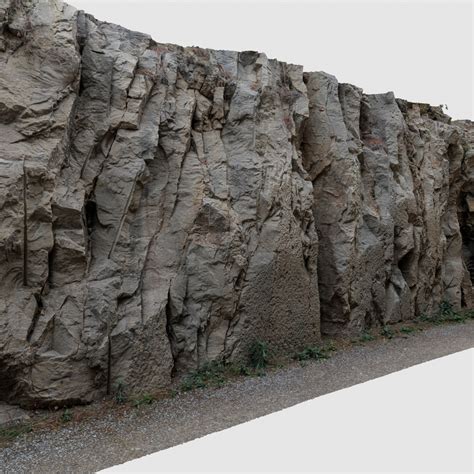 Scan Cliff Wall Rock 3d Model Turbosquid 1646387