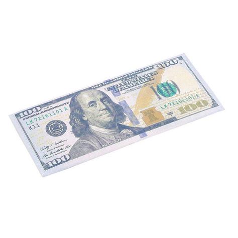 Tems Handcrafted Bi Fold Novelty Wallet 100 Dollar Bill Old School