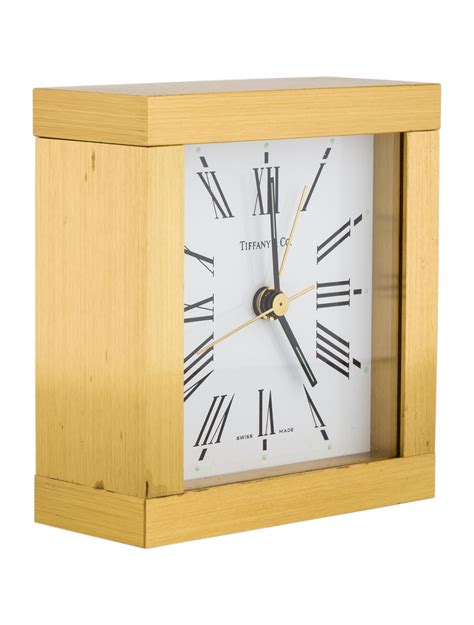Find the perfect tiffany & co. Tiffany & Co. Brass Desk Clock - Decor And Accessories ...