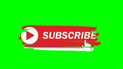 Top 10 Green Screen Animated Subscribe And Like Button With Sound Images