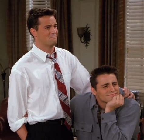 Chandler Bing And Joey Tribbiani ♡ Friends Tv Friends Moments Joey