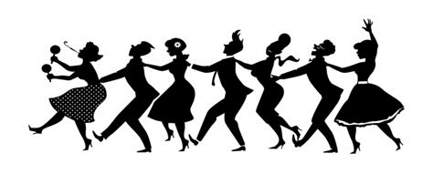 Free Line Dance Silhouette Download Free Line Dance Silhouette Png