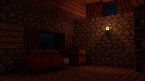 Minecraft Video Games Bed House Sleeping Night Wallpapers Hd