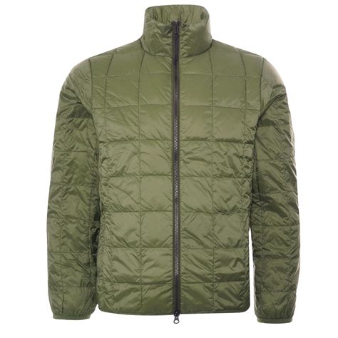 Taion High Neck Zip Down Jacket Olive Taion 102 Olv Hizip Jckt