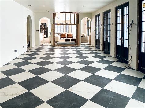 Black And White Tile Floor Meaning Flooring Site