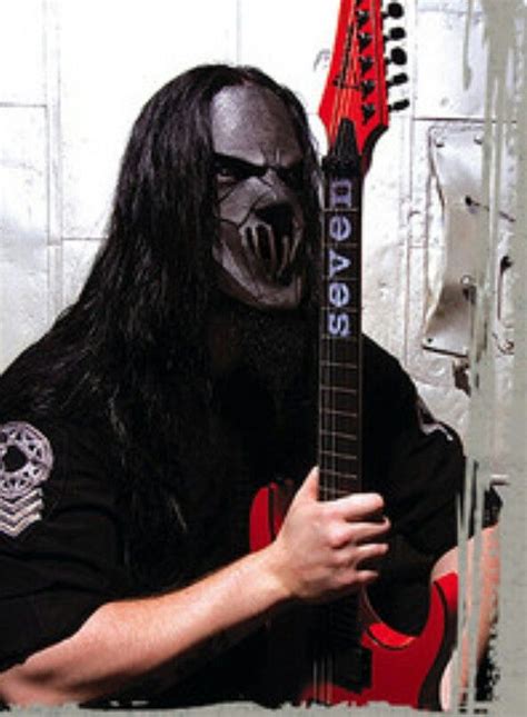 Mick Thompson From Slipknot With His Custom Ibanez Mtm1 Guitar