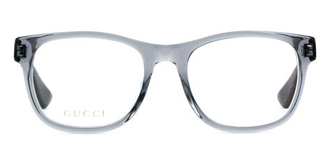 Gucci Gg0004on 004 Rectangle Grey And Havana Glasses Pretavoir