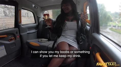 Fake Taxi Busty Ebony Josy Black Wearing Bright Red Lingerie Makes