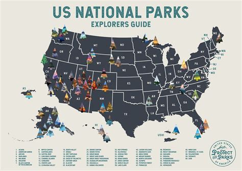 Usa National Park Scratch Off Map Scratch Off Travel Poster Etsy