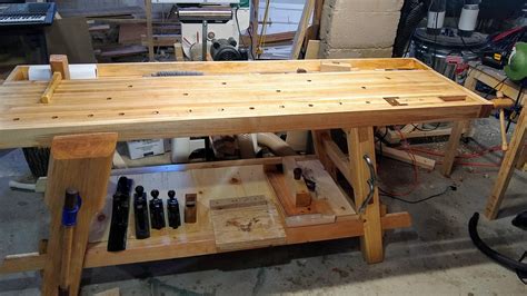 Recently Completed My Moravian Workbench Build Rwoodworking