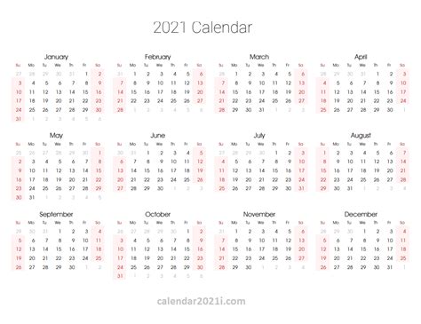 The template uses a light blue highlight, making it easy to spot the months in a year. 2021 Editable Yearly Calendar Templates In MS Word, Excel ...