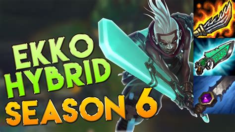 Aphybrid Ekko Jungle Season 6 Gameplay League Of