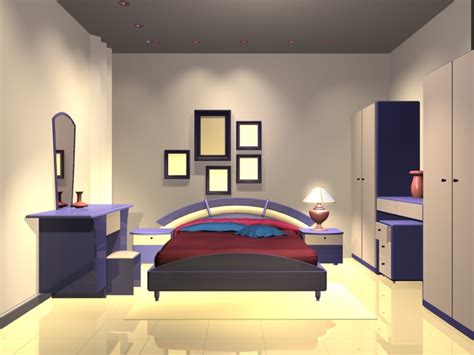 Modern Bedroom Design 3d Model 3dsmax Files Free Download Cadnav