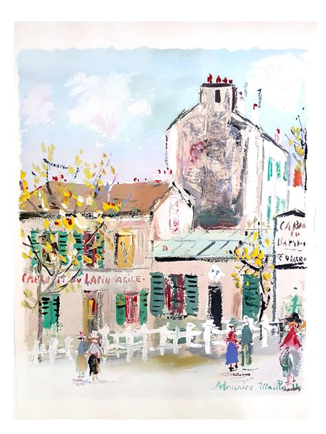 Maurice Utrillo Maurice Utrillo Inspired Village Of Montmartre
