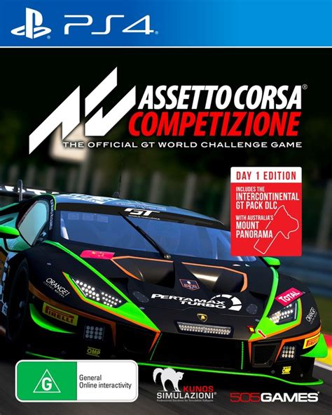 Assetto Corsa Competizione Day 1 Edition PS4 Buy Now At Mighty Ape NZ