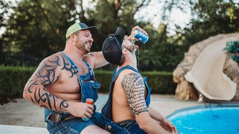 Two Men Go Viral On Facebook With ‘dudeoir Pool Photo Shoot