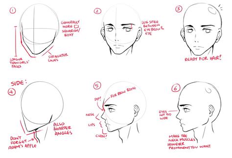 How To Draw Male Characters World Manga Academy Lips Drawing Guy