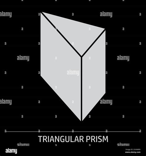 Triangular Prism Icon Stock Vector Image And Art Alamy