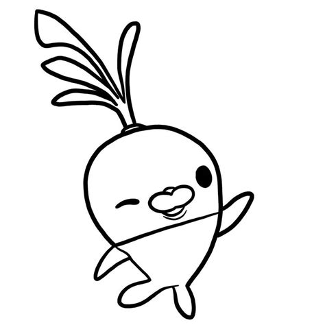 Coloring page from octonauts category. Tunip Octonauts Coloring Page - Free Printable Coloring ...