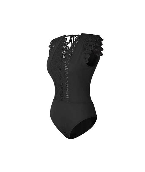 4 Color 2018 New Black Lace Bodysuit Skinny Body Suit Women Semi Sheer Mesh Straps Slim Lady