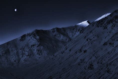 Free Images Snow Winter Cloud Sky Night Mountain Range Weather