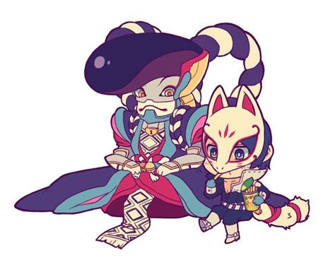 Chibi Fox And Goemon Persona 5 Chibi Persona