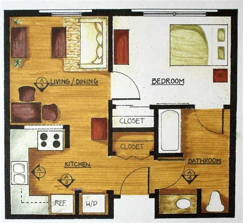 While each house is shown with a loft, one could build a single level tiny. √ 16 One Bedroom Tiny House Plans in 2020 | Simple floor ...