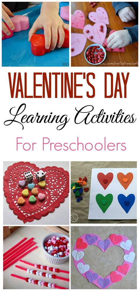 Valentines Day Learning Activities For Preschoolers