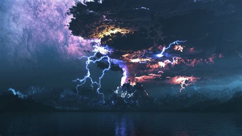 Download Storm Lightning Hd Wallpaper Fullhdwpp Full By Rebeccaj